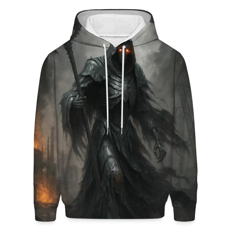 Ashen Reaper Of The Iron Wastes embroidered hoodies