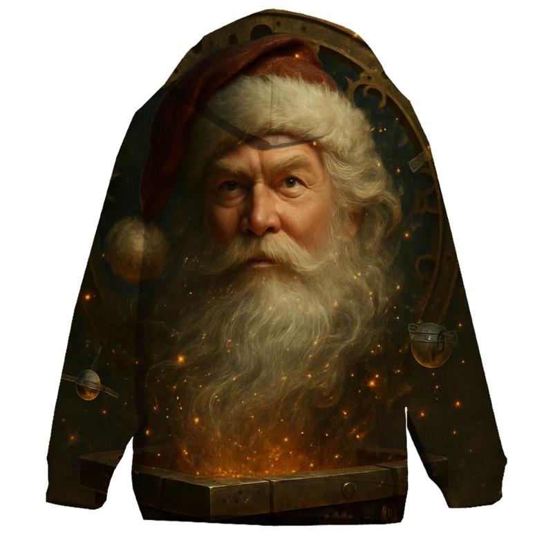 Clockwork Chimney Santa custom hoodies