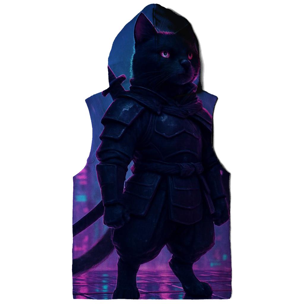 Neon Samurai Cat hoodie styles