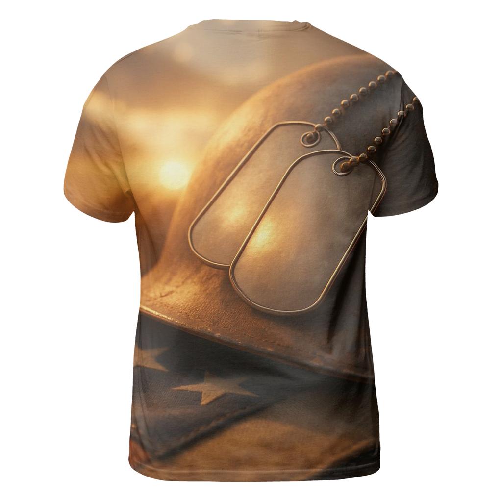 Dog Tags At Sunset custom all-over print shirts