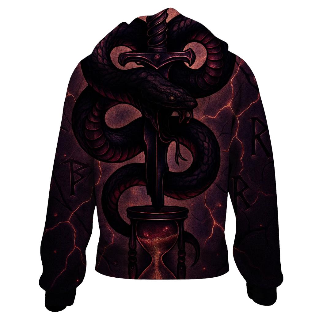 Serpent And Dagger Of The Abyss graphic hoodies