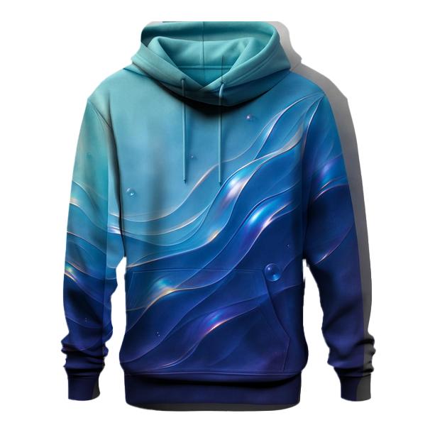 Aurora Glass Waves heavyweight hoodies