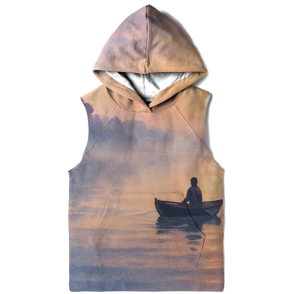 Pastel Lake Whisper premium hoodies