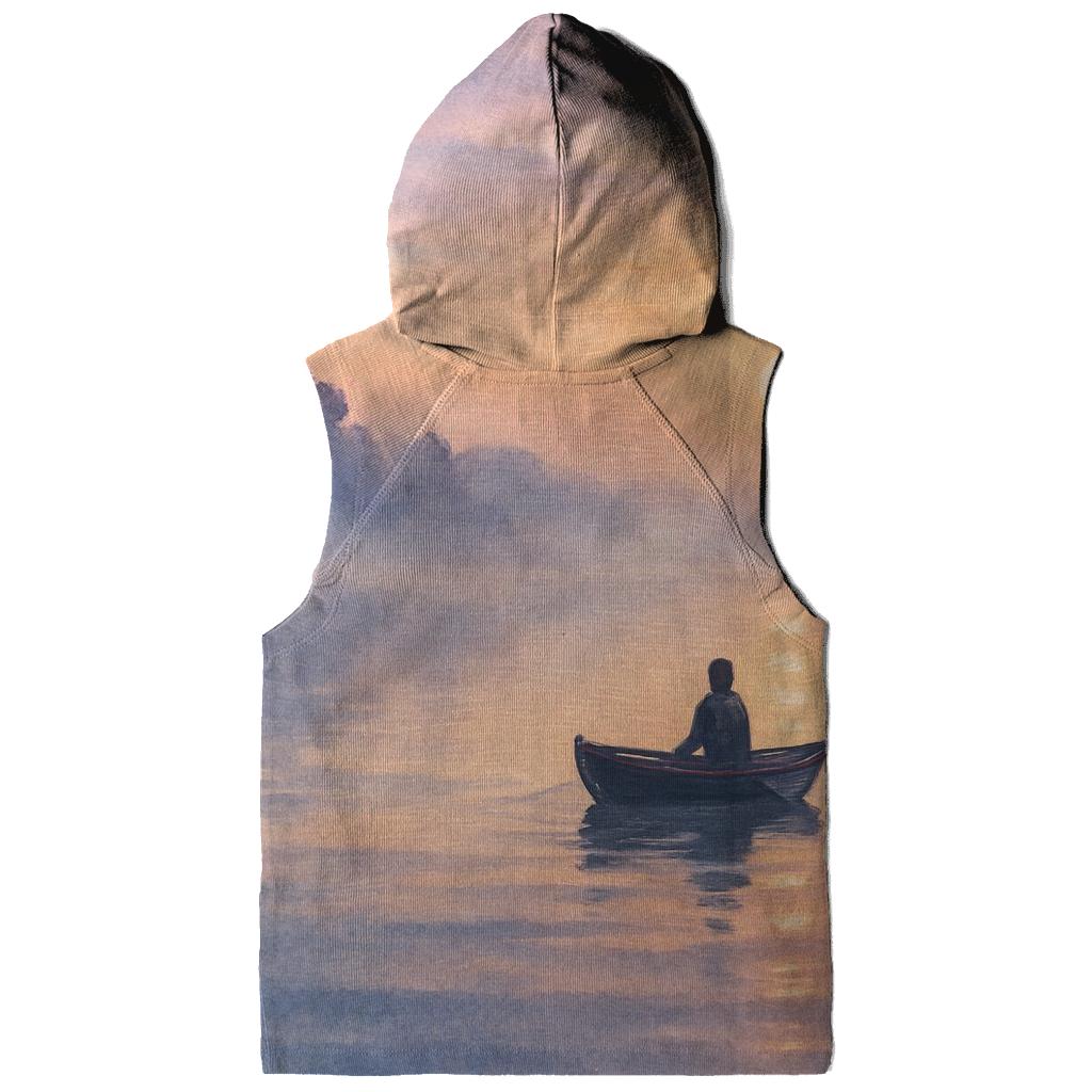 Pastel Lake Whisper premium hoodies