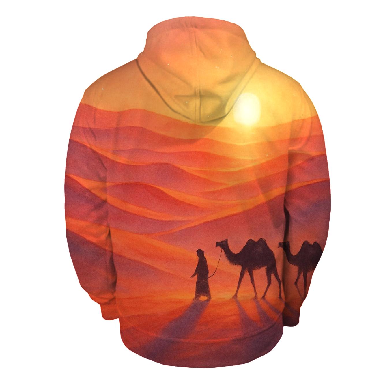Coral Dune Horizon premium hoodies