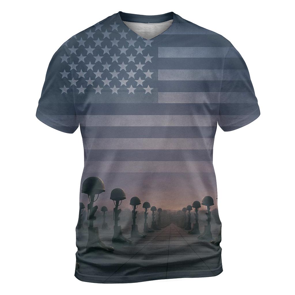 Silent Parade vibrant all-over design tees