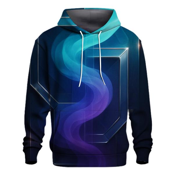 Chromatic Smoke Labyrinth embroidered hoodies