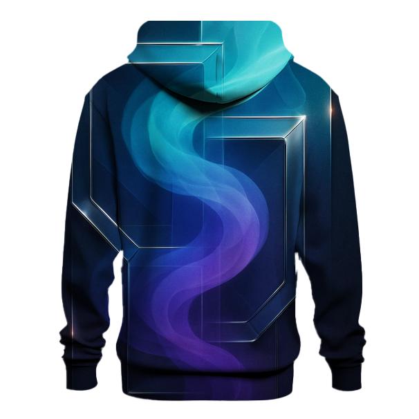 Chromatic Smoke Labyrinth embroidered hoodies