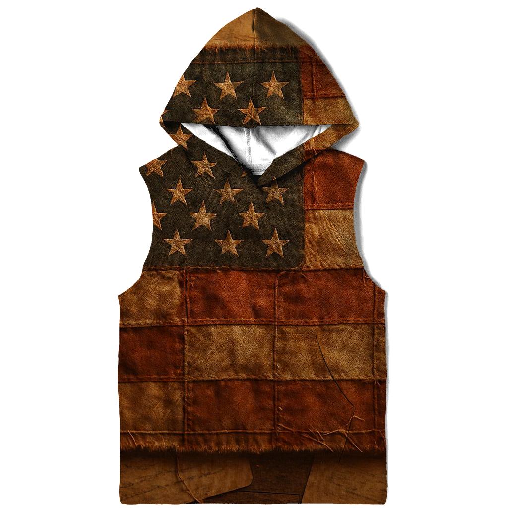 Vintage Freedom Patchwork custom hoodies