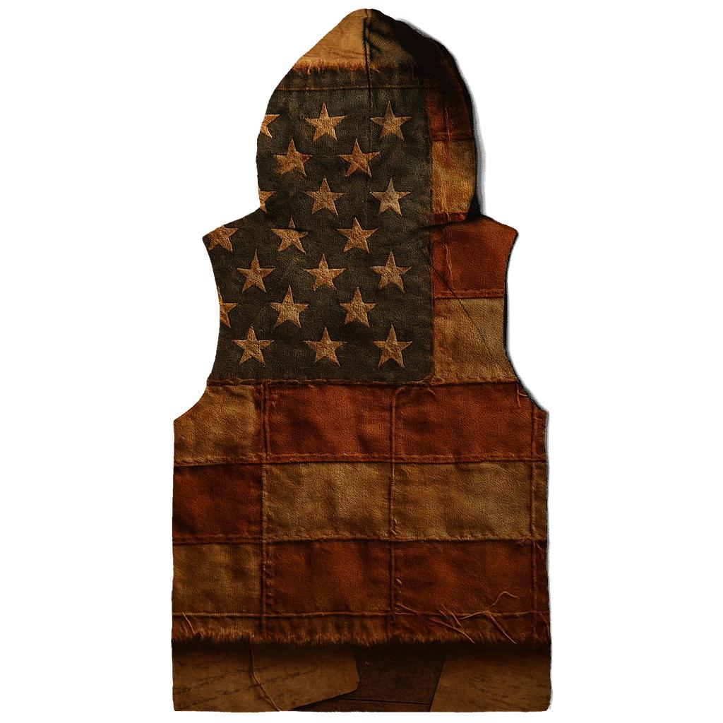 Vintage Freedom Patchwork custom hoodies