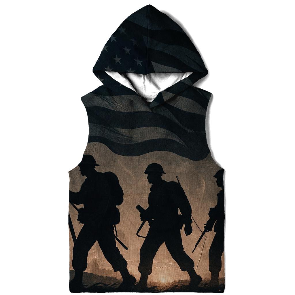 Flagwave Silhouette March designer hoodies