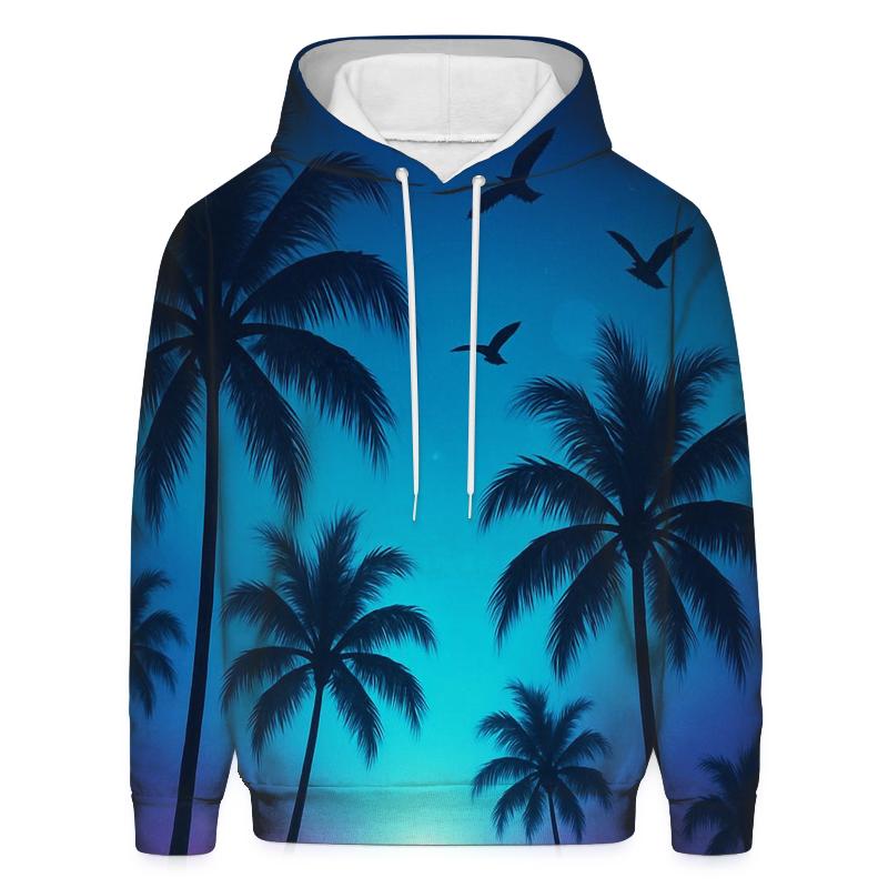 Neon Palm Reverie heavyweight hoodies