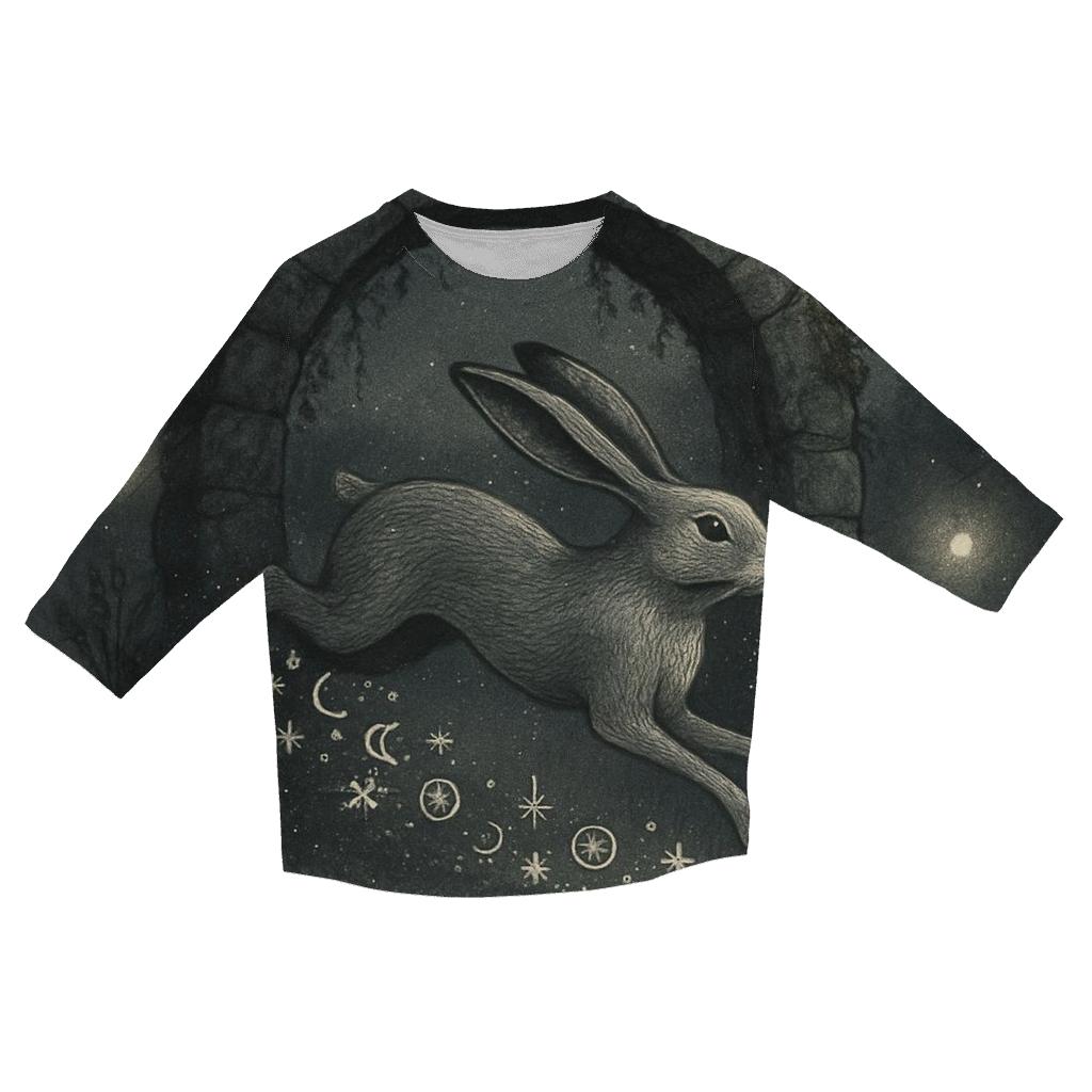 Glyphbound Hare trendy 3/4 sleeve tops