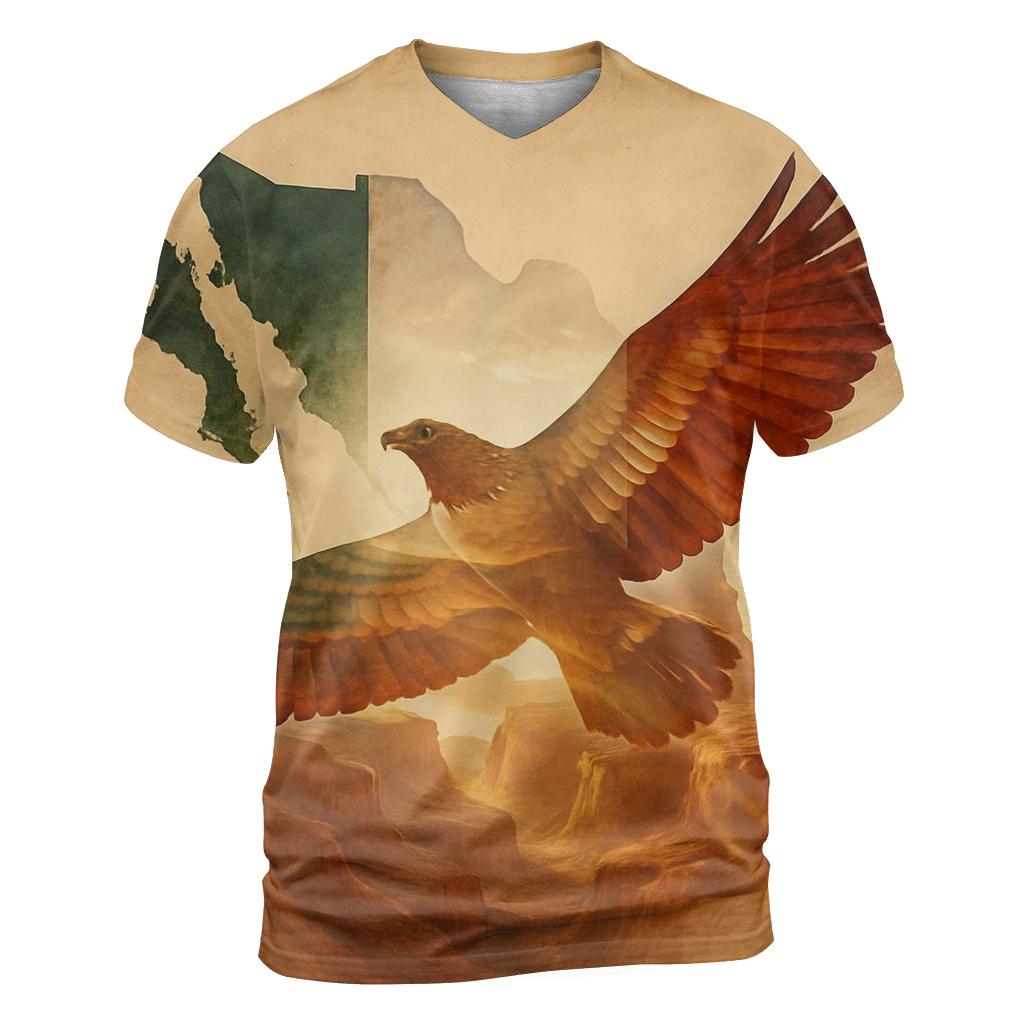 Eagle Of The Rising Desert designer pattern shirts