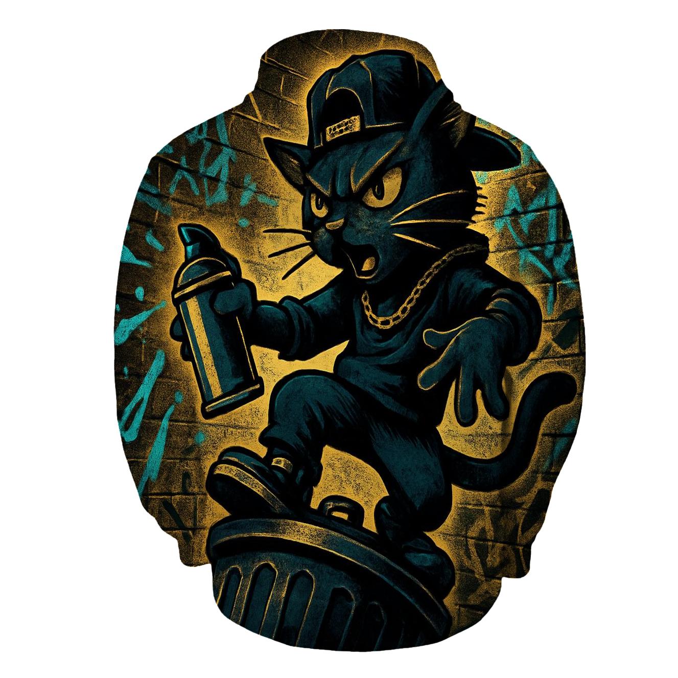 Graffiti Alley Stray heavyweight hoodies