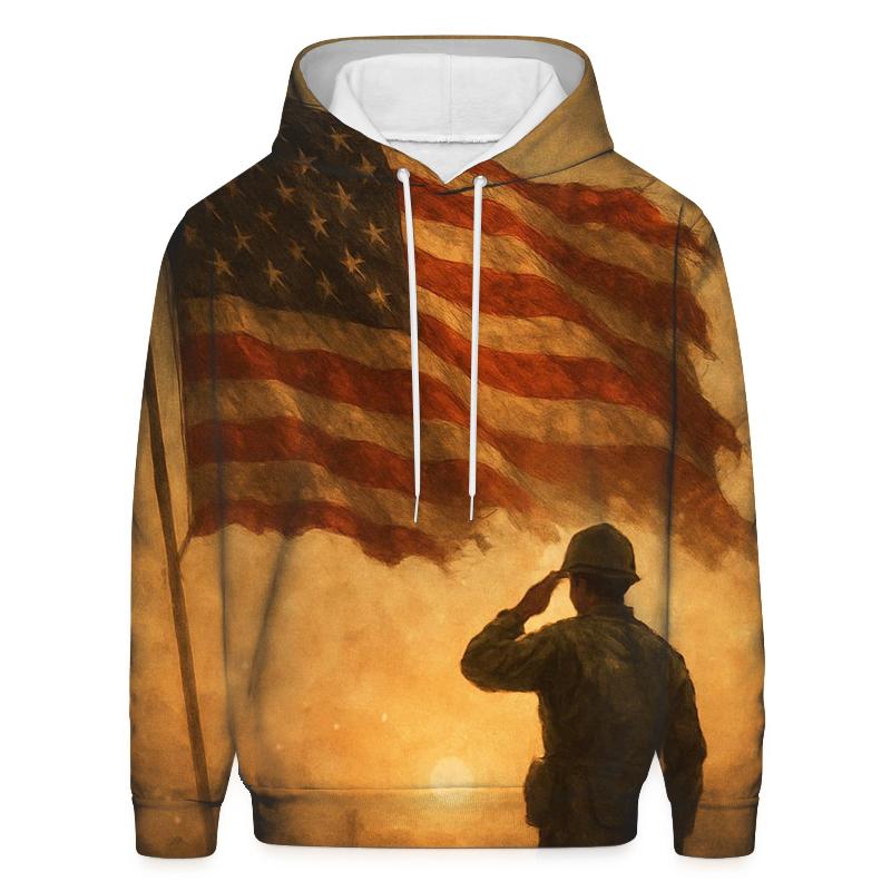 Dawn Honor Flag lightweight hoodies