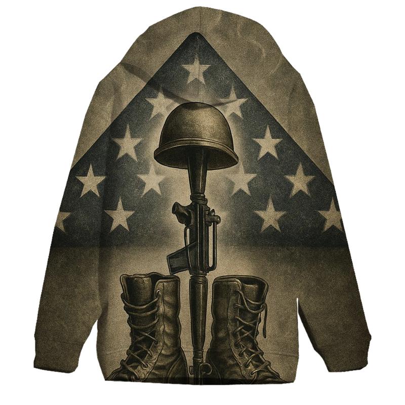 Fallen But Never Forgotten zip-up hoodies