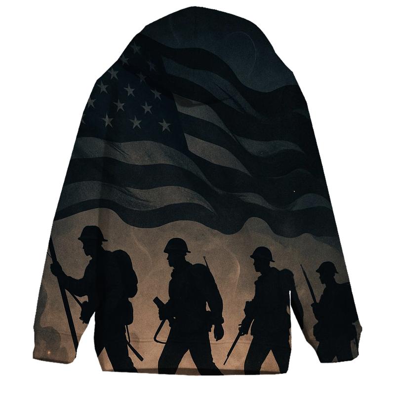Flagwave Silhouette March pullover hoodies