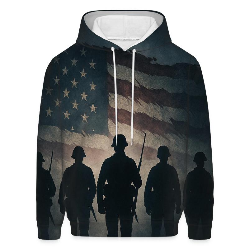 Last Watch Silhouette graphic hoodies