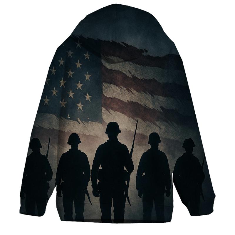 Last Watch Silhouette graphic hoodies