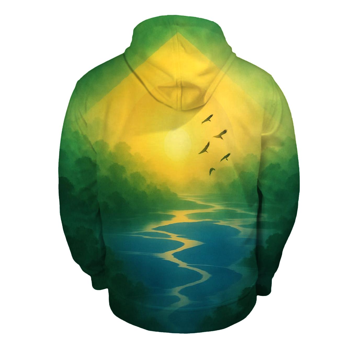 Verdant Brazil Horizon graphic hoodies