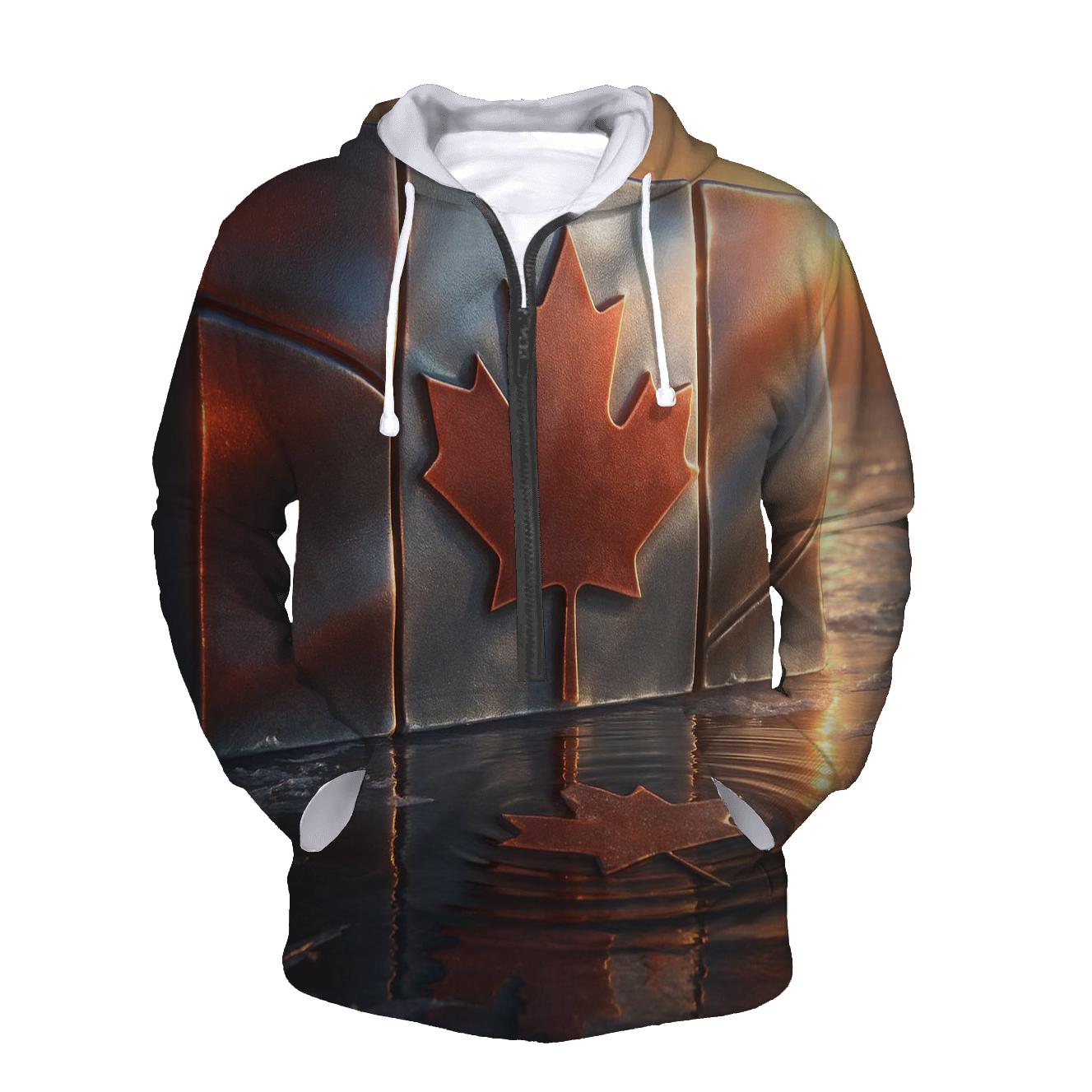 Maple Wind Reflection custom hoodies
