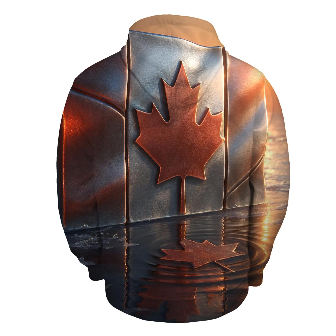 Maple Wind Reflection custom hoodies