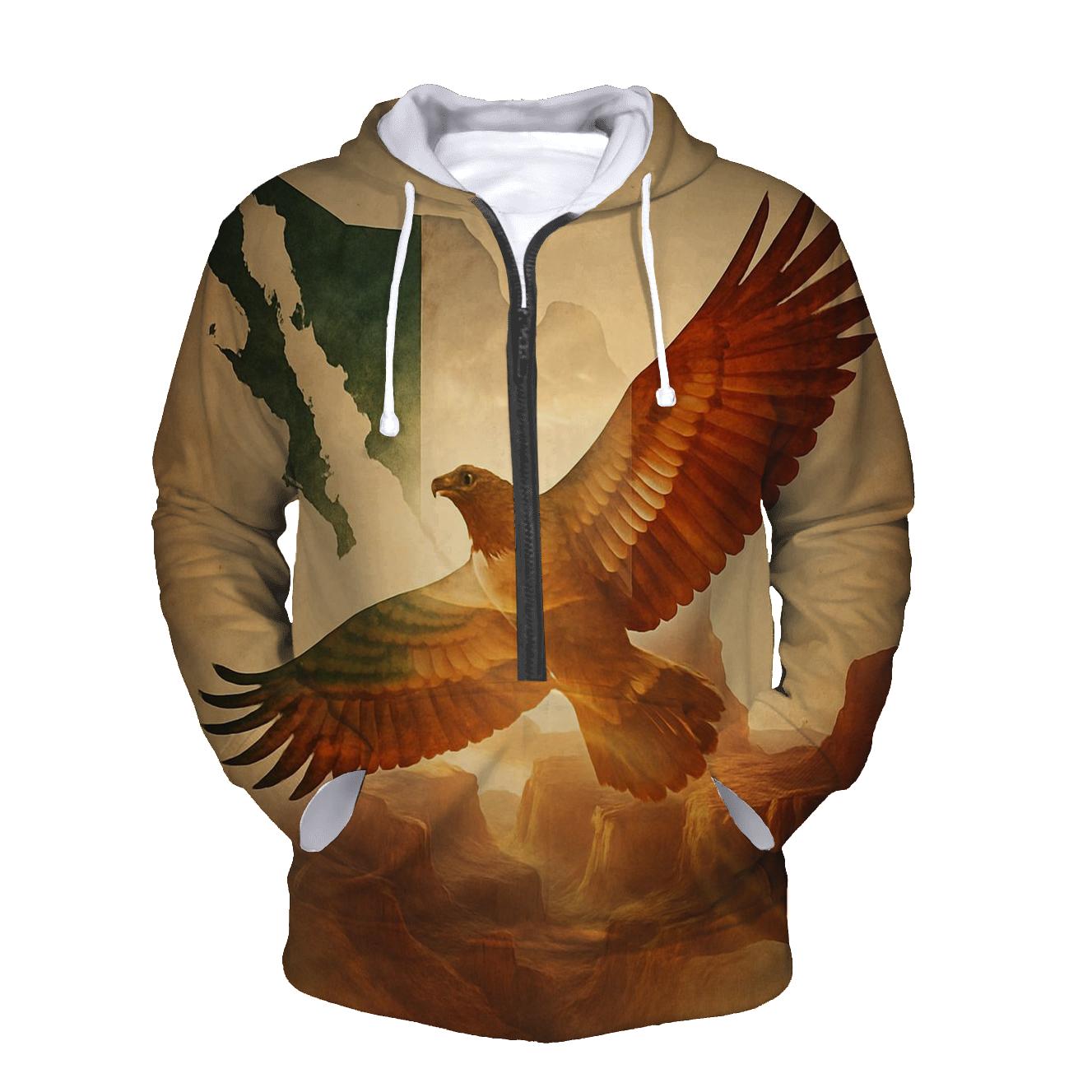 Eagle Of The Rising Desert lightweight hoodies