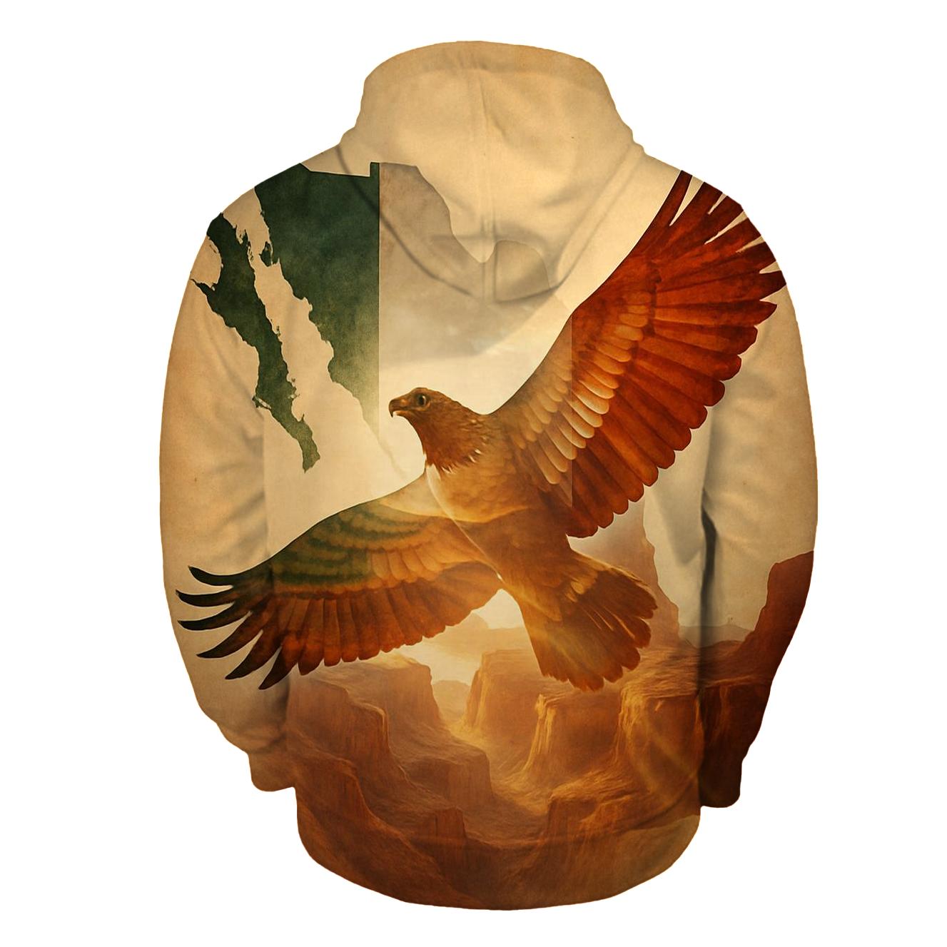 Eagle Of The Rising Desert lightweight hoodies
