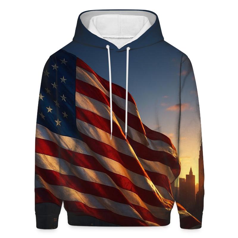Waving Stars And Stripes Tapestry custom hoodies