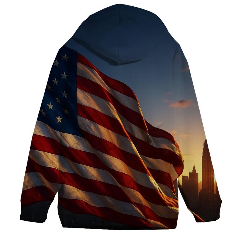 Waving Stars And Stripes Tapestry custom hoodies