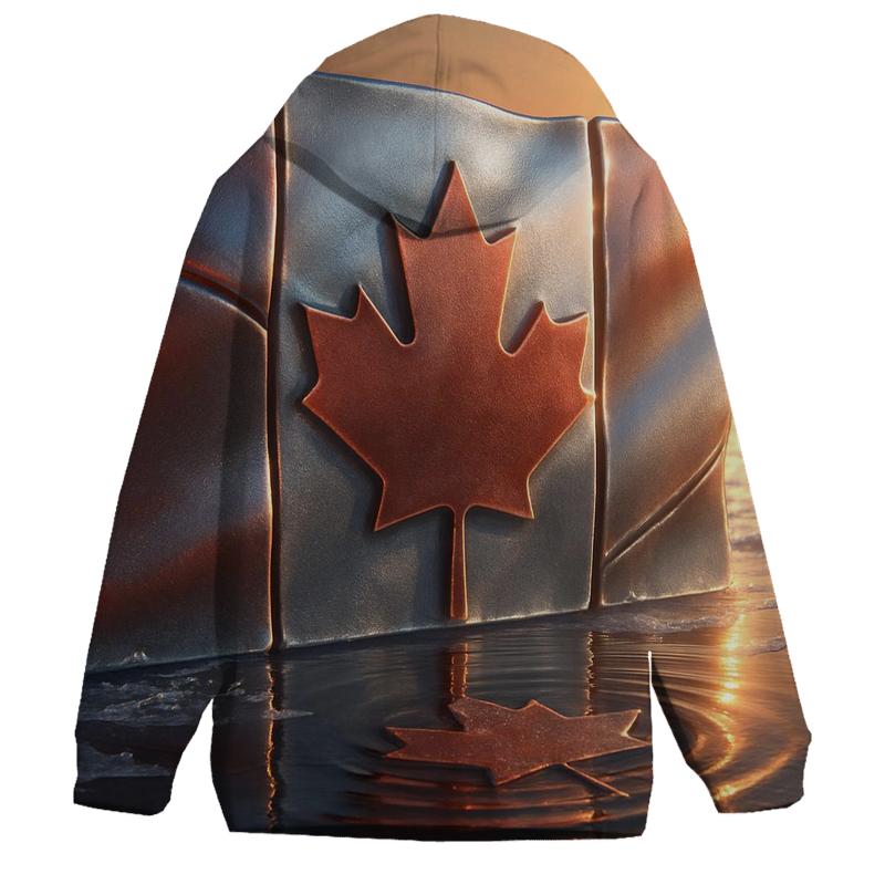Maple Wind Reflection pullover hoodies
