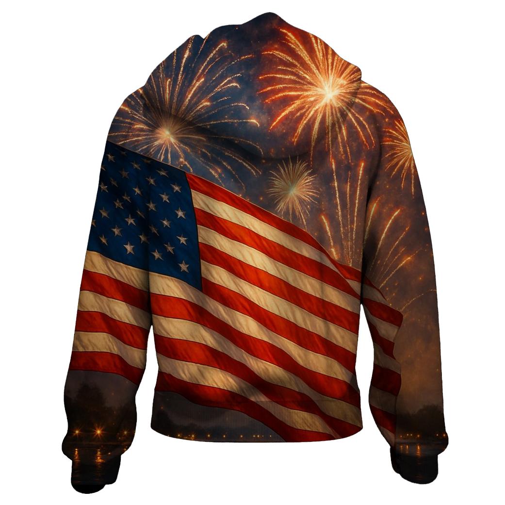 Firework Flag Embrace hoodie designs
