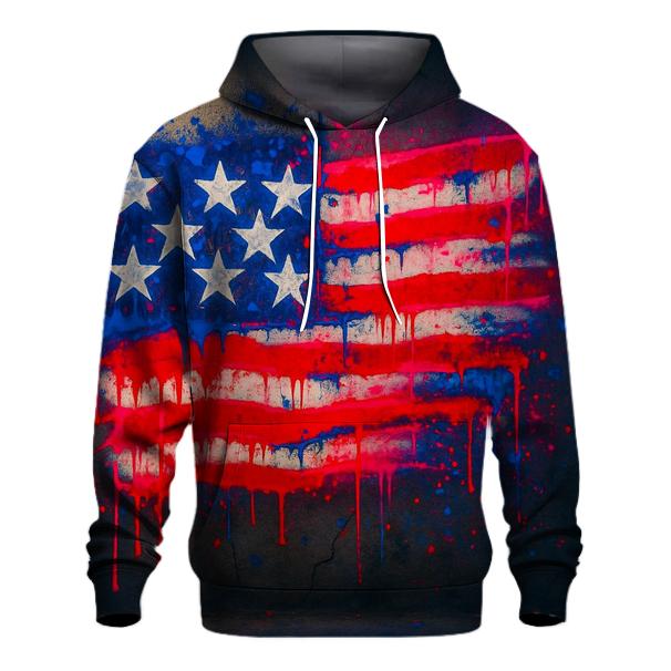Graffiti Flag Pulse hoodie trends