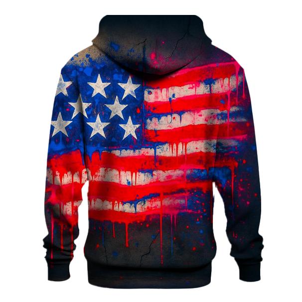 Graffiti Flag Pulse hoodie trends