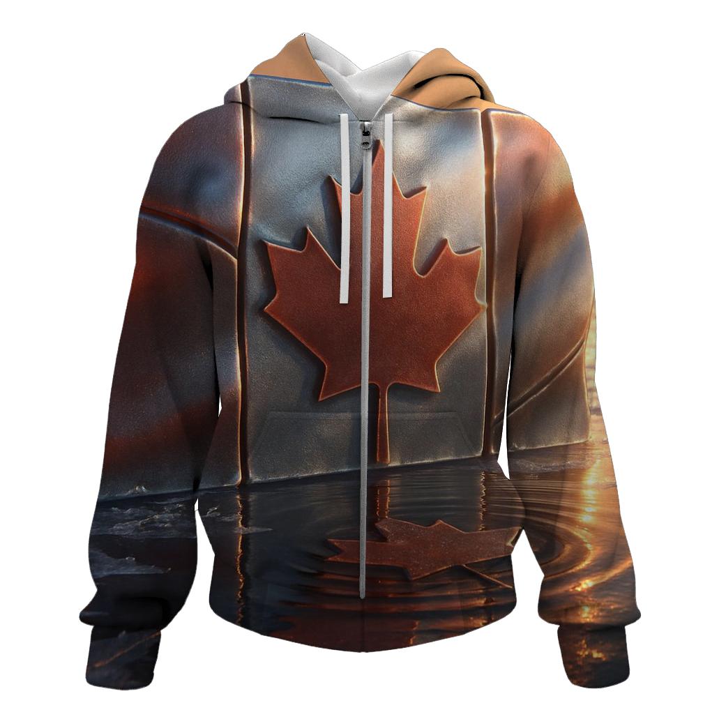 Maple Wind Reflection custom hoodies