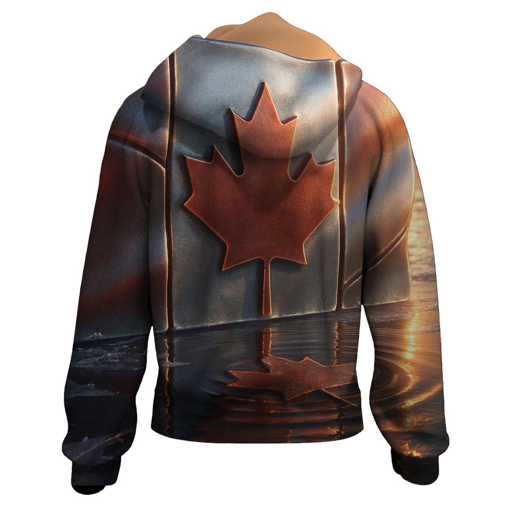 Maple Wind Reflection custom hoodies