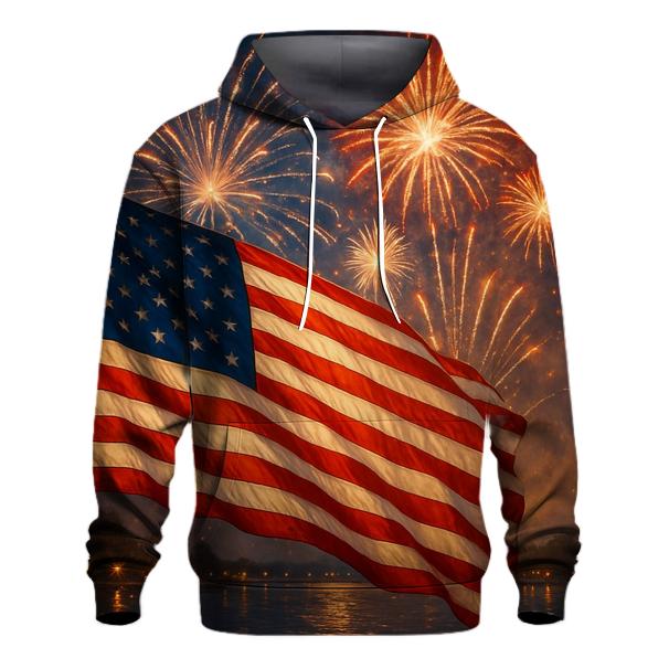 Firework Flag Embrace hoodie styles