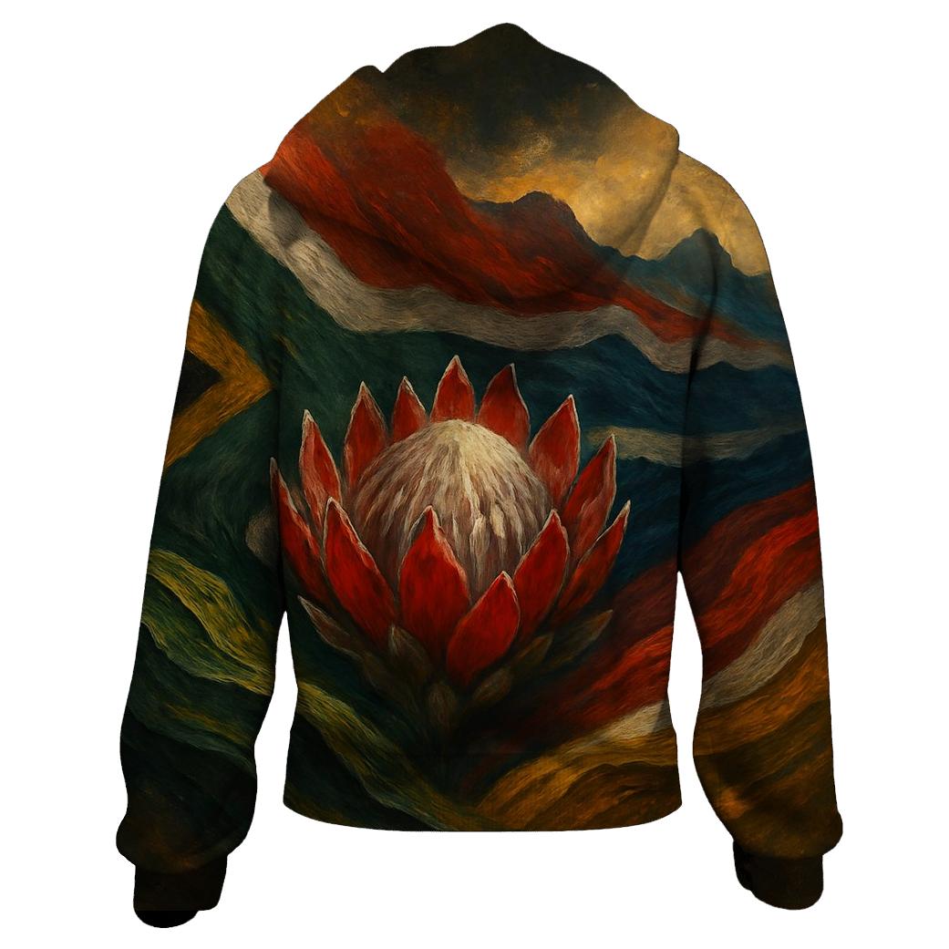 Protea Flag Morph premium hoodies