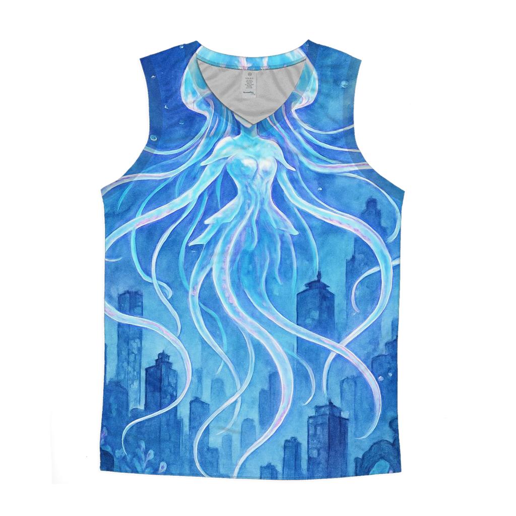 Luminous Jelly Crown casual summer tank tops