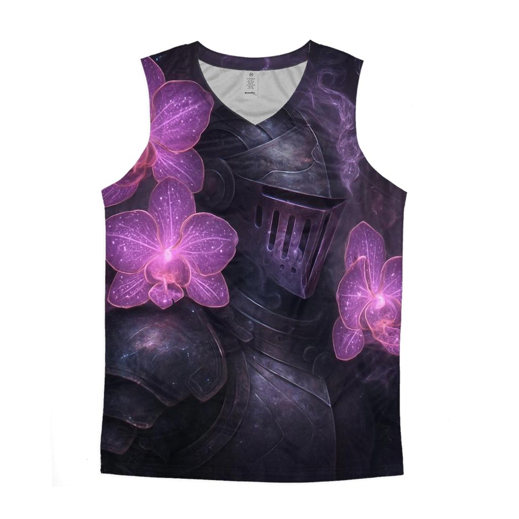 Binary Orchid Knight designer workout tanks