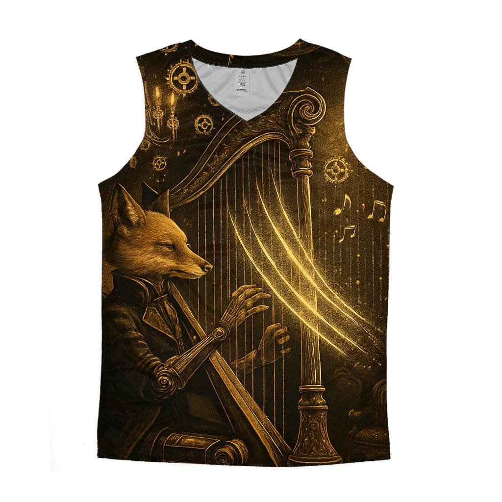 Clockwork Foxglove Harpist stylish racerback tanks