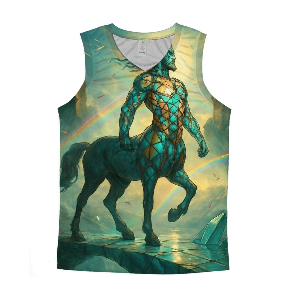 Glass Bridge Centaur graphic print tank tops
