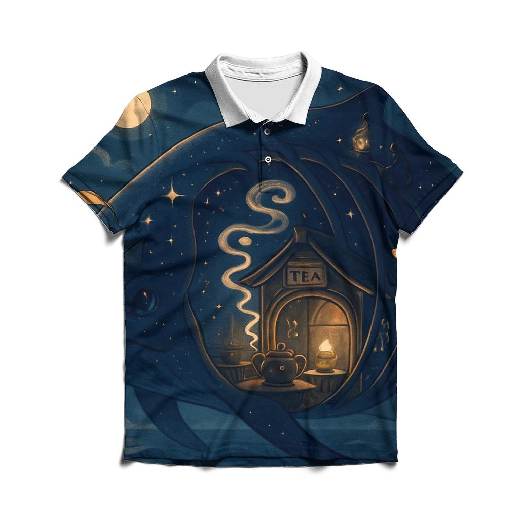 Starwhale Tea House custom polo shirts