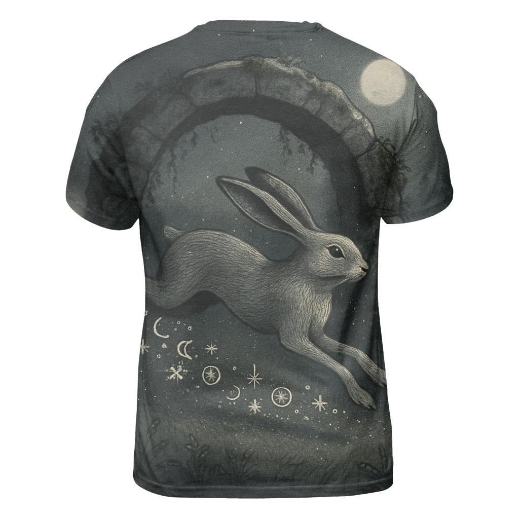Glyphbound Hare creative print fashion shirts