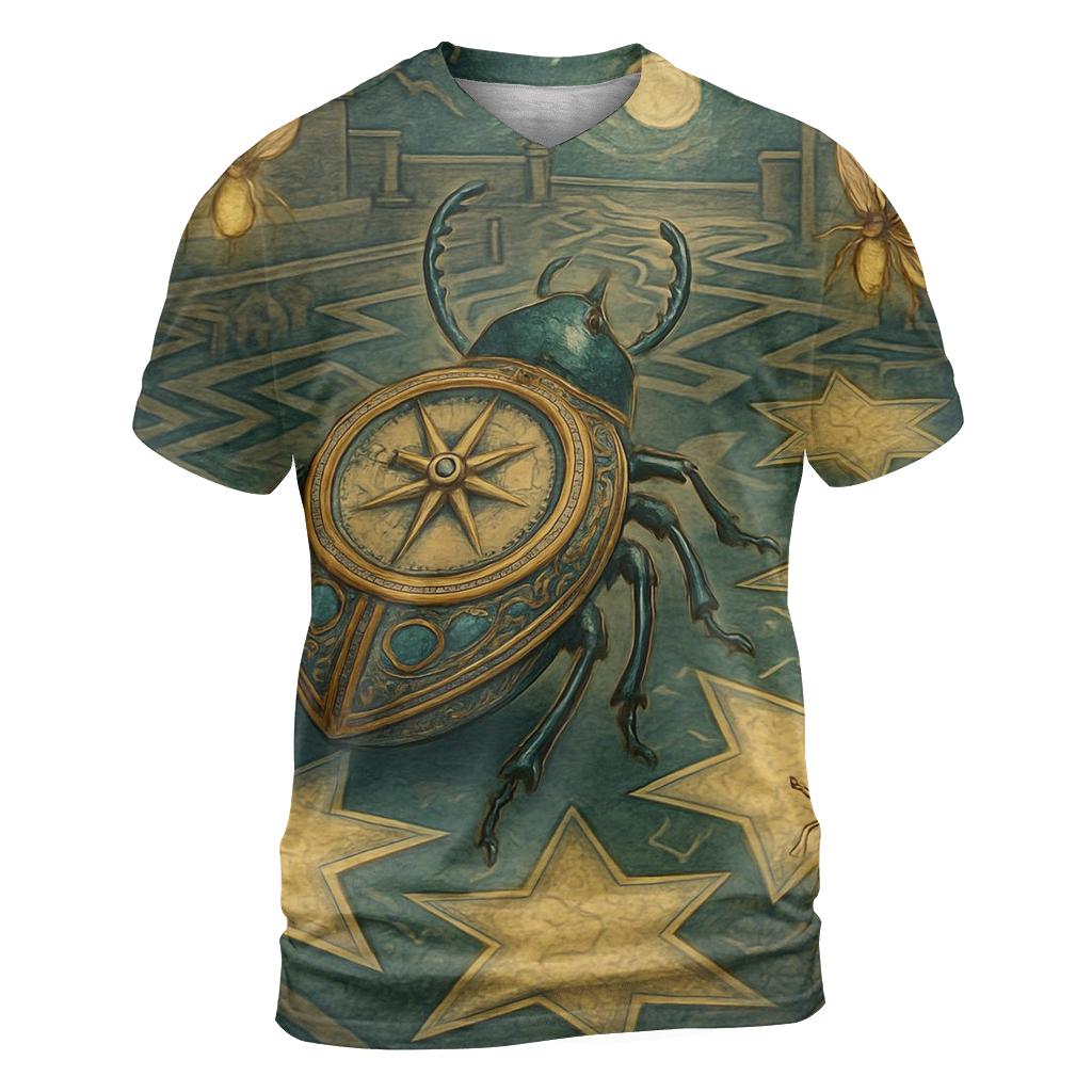 Gilded Compass Beetle personalized full print shirts