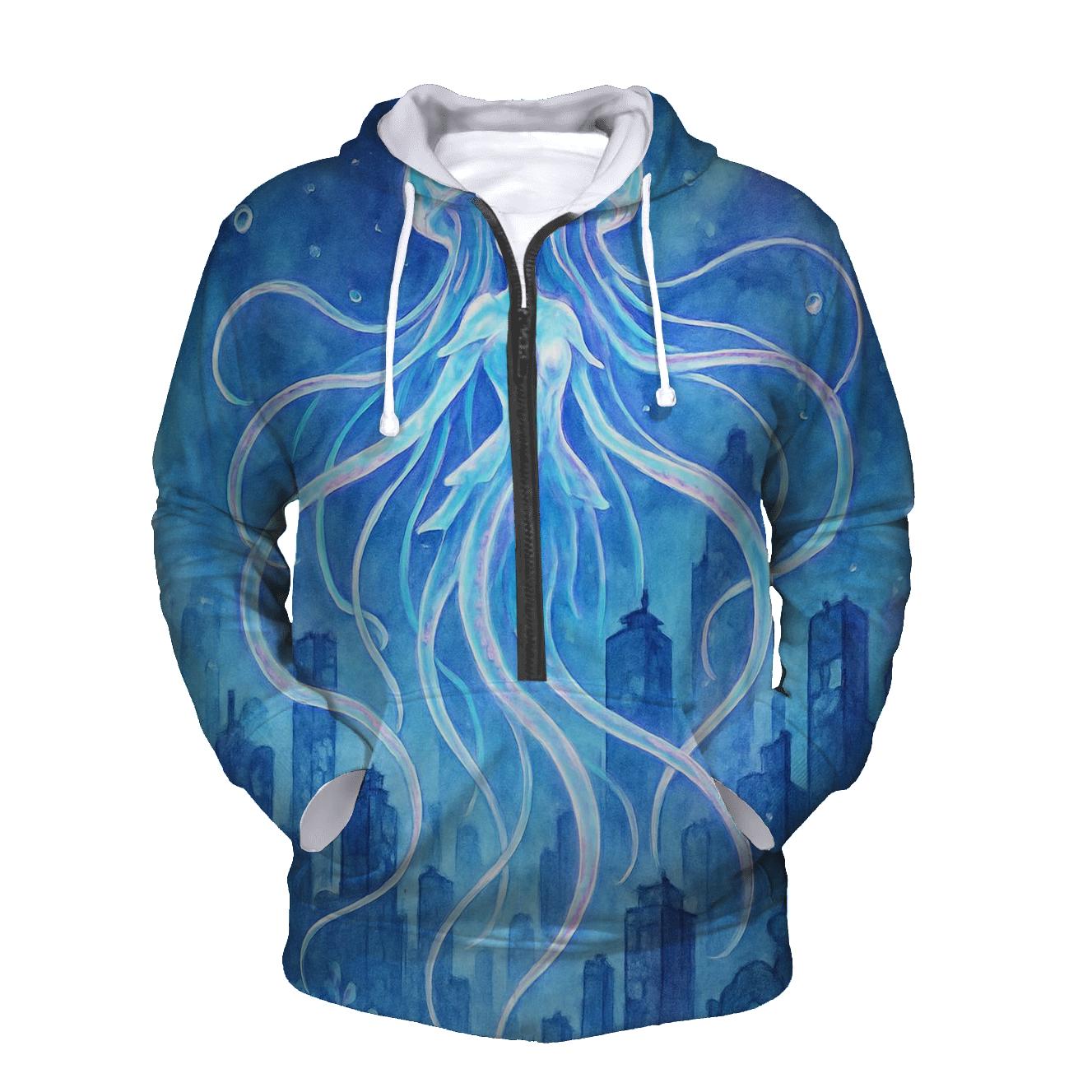 Luminous Jelly Crown premium hoodies