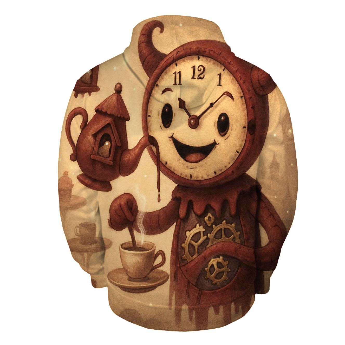 Tea Time Clock Monster custom hoodies