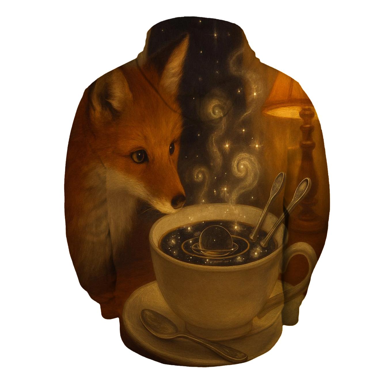 Teacup Planetarium Fox custom hoodies