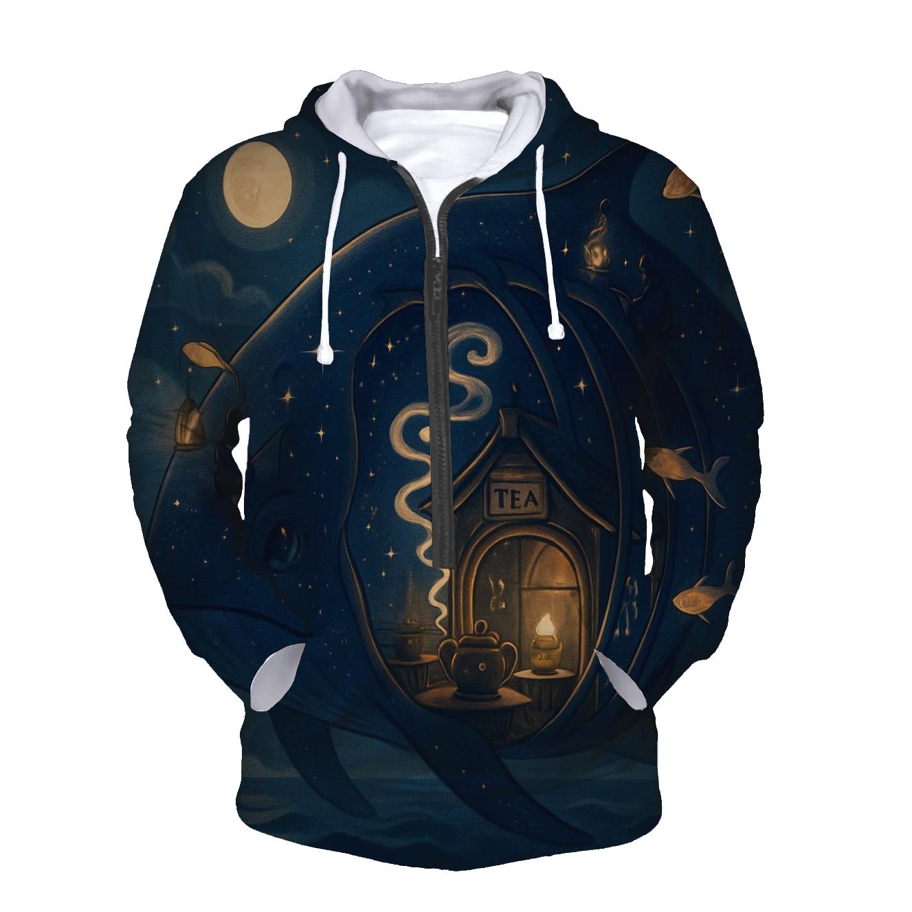 Starwhale Tea House graphic hoodies